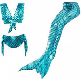 Kostým a plavky mořská panna MASTER Ariel - 140 cm