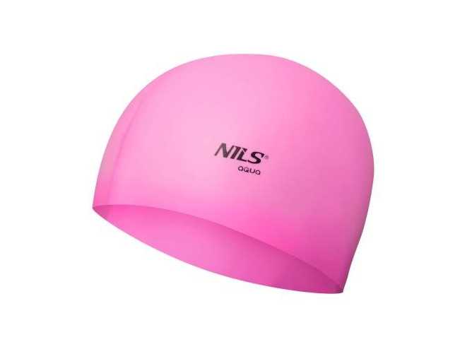Silikonová čepice NILS Aqua NQC PK02 světlerůžová