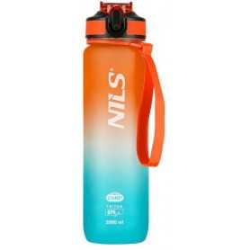 Tritanová láhev na pití NILS Camp NCD68 1000 ml oranžovo-modrá