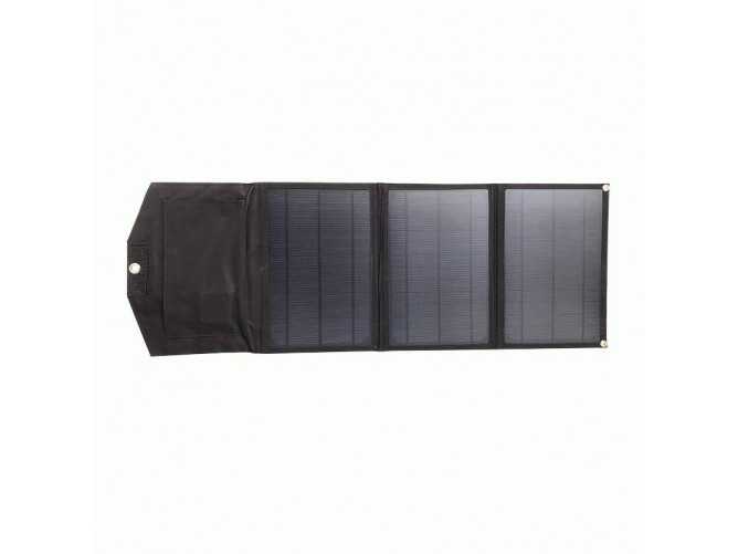 Składana ładowarka solarna XO XRYG-280-3 21W 2xUSB (czarna)