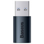 Adapter USB-A do USB-C Baseus Ingenuity OTG (niebieski)