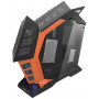 Počítačová skříň Darkflash K1 (černo-oranžová)