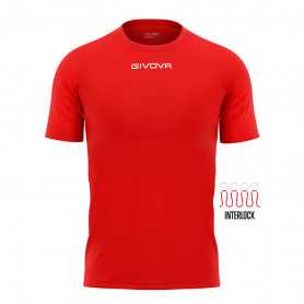 Sportovní Tričko Givova Capo červené UNISEX MAC03 0012