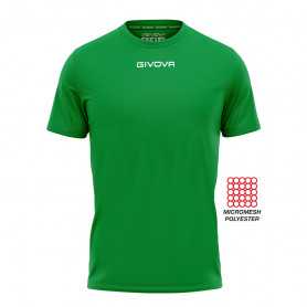 Sportovní Tričko Givova One zelené UNISEX MAC01 0013