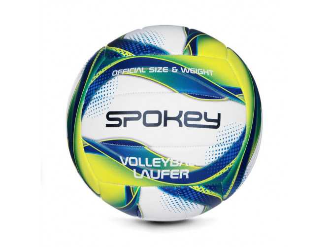 Volejbalový míč Spokey Laufer bílo-modro-žlutý