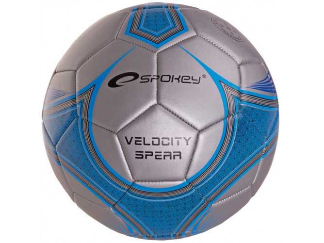 Fotbalový míč Spokey VELOCITY SPEAR stříbrno-modrý