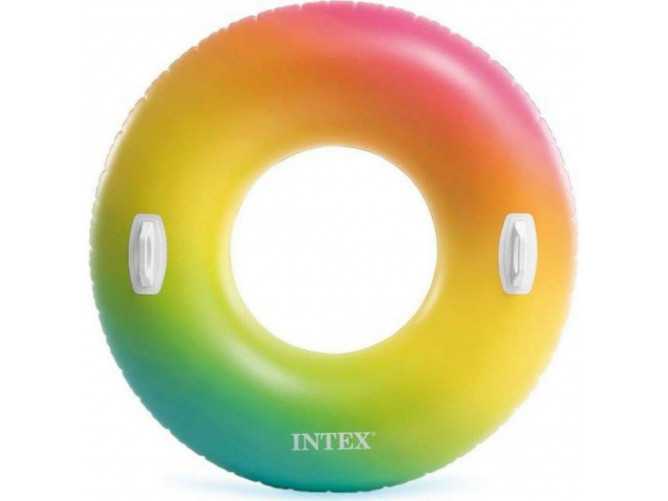 Kruh velký Intex 58202 COLOR s držadlem