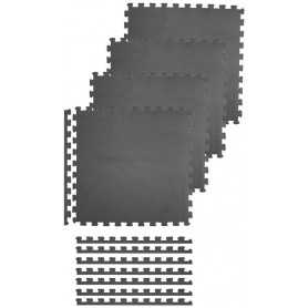 Spokey SCRAB Ochranná puzzle podložka, 61 x 61 x 1 cm, šedá