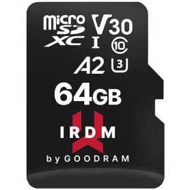 Paměťová karta Goodram IRDM MicroSDXC 64 GB Class 10 UHS-I/U3 A2 V30 (IR-M2AA-0640R12)