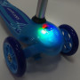 Hulajnoga 3-kołowa SMJ sport MS06 LED niebieska