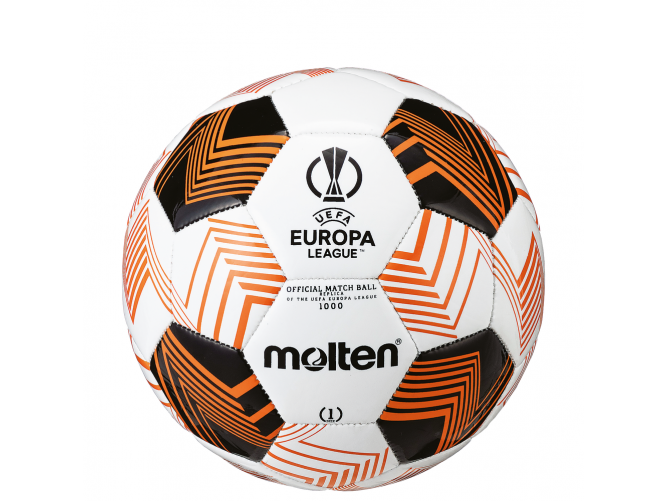 F1U1000-34 Mini piłka do piłki nożnej Molten UEFA Europa League 2023/24 replika