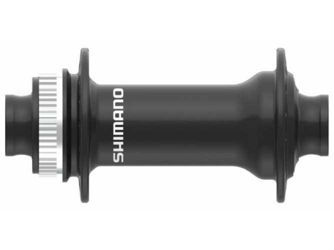 Náboj disc SHIMANO HB-MT410-B 32děr Center lock 15mm e-thru-axle 110mm přední černý v krabičce