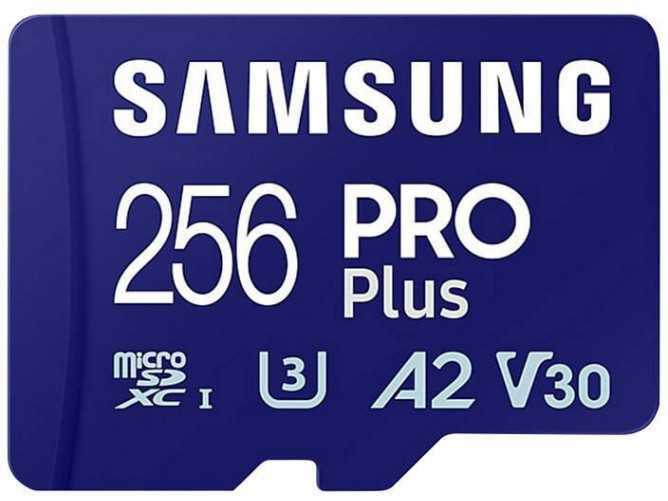 Paměťová karta Samsung PRO Plus SDXC 256 GB U3 A2 V30 (MB-MD256SA/EU)