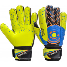 Goalkeeper gloves Meteor Defence 4 yellow