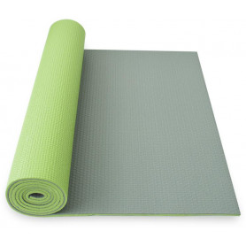 YATE Yoga Mat dvouvrstvá  zelená/šedá