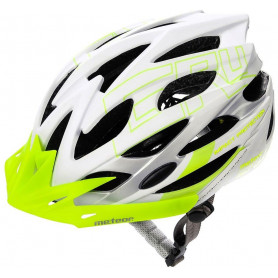 METEOR CYCLING HELMET Gruver L 58-61 cm white / green