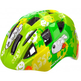 Cycling helmet Meteor PNY11 S 43-48 cm Dogs green